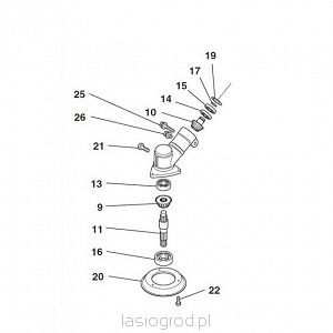 koło zębate przekładni Makita BCM2600