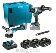 mocny zestaw Combo Makita DLX2431TJ DGA513 DDF486