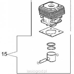 cylinder Oleo-Mac SPARTA 37 370 380