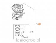 cylinder tłok komplet Oleo-Mac 941 GS410