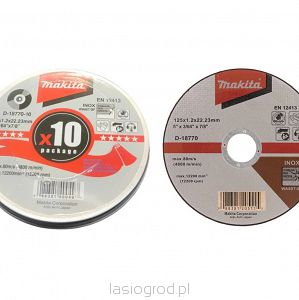 tarcza tnąca metalu 125x1,2mm Inox 10 sztuk