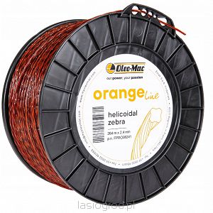 żyłka do koszenia 2,4mm 264m Zebra Oleo-Mac Orange
