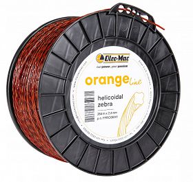 żyłka do koszenia 2,4mm 264m Zebra Oleo-Mac Orange