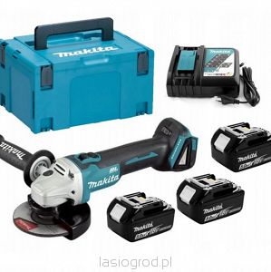 szlifierka kątowa Makita DGA504RT3J 3x5Ah GWAR 3 lata