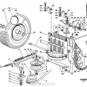 pasek klinowy silnik - skrzynia b. 63