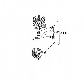cylinder pompy Oleo-Mac Emak Efco SA18