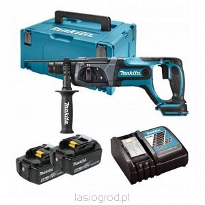 młotowiertarka Makita 18V DHR241RTJ 2x5Ah plus odkurzacz