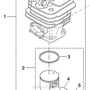 cylinder Dolmar 111 115 PS52 Makita DCS 520 5200