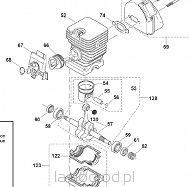 łącznik gaźnika Dolmar 34 45 Makita DCS 34 4610