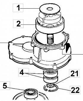 bęben sprzęgła Oleo-Mac MTL 40 51
