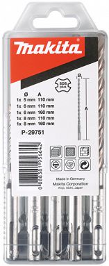 zestaw wierteł SDS-plus 5-8 5el