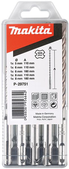 zestaw wierteł SDS-plus 5-8 5el