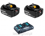zestaw zasilający Makita 2xBL1850B DC18RD akumulatory ładowarka
