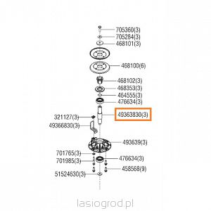 wałek piasty Solo by AL-KO T22-110 127575 127709