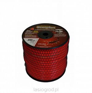 żyłka do koszenia 2,7mm 187m trójkątna Scorpion