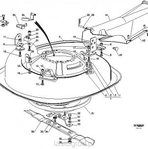 uchwyt piasta mocowanie noża 63